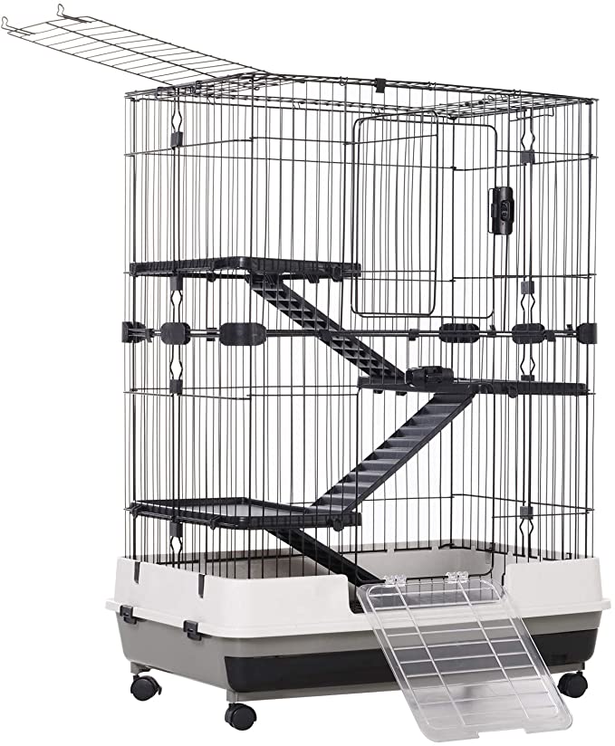 Pawhut Indoor multilevel rabbit hutch