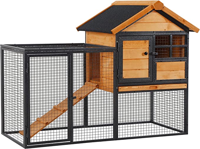 Pawhut Rabbit Hutch